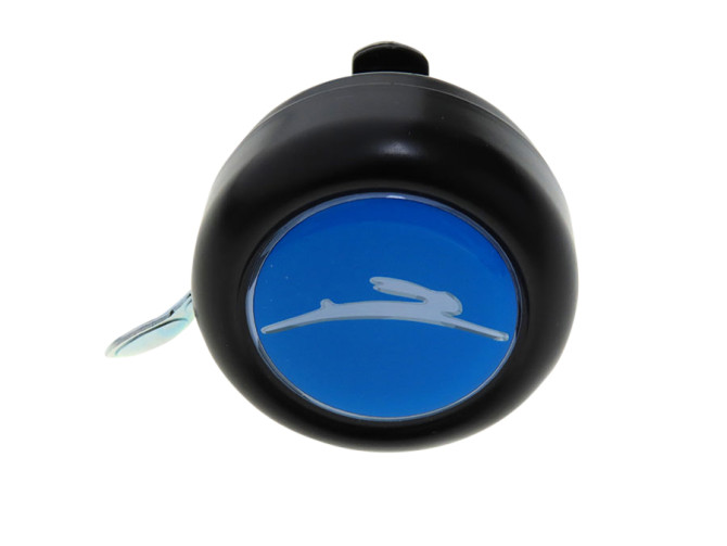 Klingel mit Tomos Logo Dome 3D Aufkleber Widek Schwarz  product
