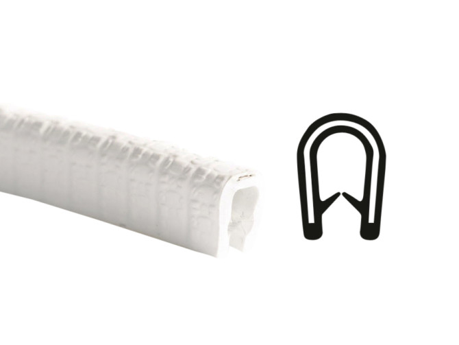 Edge tank / frame universal rubber white product