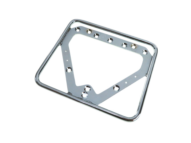 Licence plate holder Holland square chrome classic main