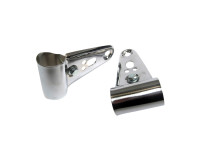 Headlight bracket 28mm set universal blanco