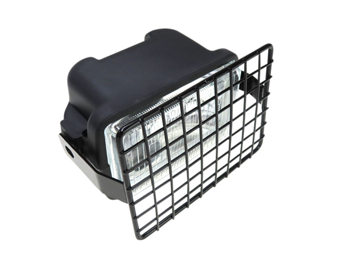Headlight grill square black for Tomos 100x140mm product