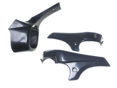 Seitenverkleidung Tomos Wizzard und Motorspoiler Satz Unlackiert