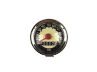 Speedometer kilometer 48mm 100 km/h VDO replica cream / black universal