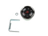 Speedometer kilometer 48mm VDO replica black universal thumb extra