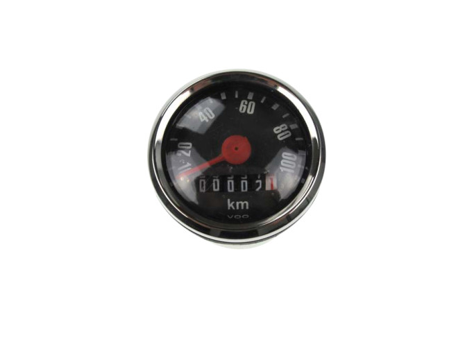 Speedometer kilometer 48mm VDO replica black universal product