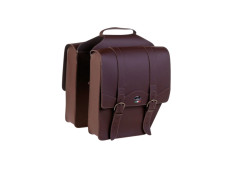 Luggage carrier bags Sellle Monte Grappa Cruiser skai leather dark brown