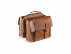 Luggage carrier bags Sellle Monte Grappa City skai leather Cognac