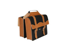 Luggage carrier bags Sellle Monte Grappa City skai leather black / cognac