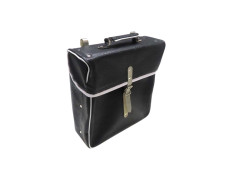 Bagagedrager achterdrager tas Retro zwart / wit 