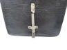 Luggage carrier rear bag Retro black / white