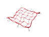 Luggage net elastic 40x40cm with 6 hooks red thumb extra