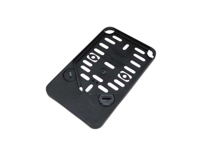 Licence plate holder Austria black plastic  product