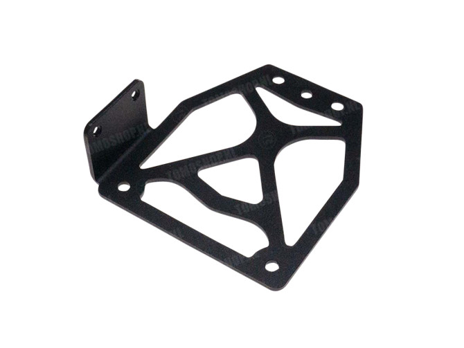 Licence plate holder universal side-mount aluminium black main