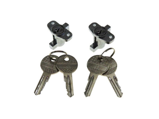 Toolbox lock Tomos 2L / 3L / 4L set with 2x matching keys main