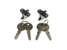 Toolbox lock Tomos 2L / 3L / 4L set with 2x matching keys thumb extra