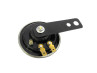 Claxon 6V DC 70mm gelijkspanning chroom model met gaten thumb extra