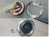 Horn cover chrome screw version Tomos original 76mm version Horn cover chrome screw version Tomos original 76mm version