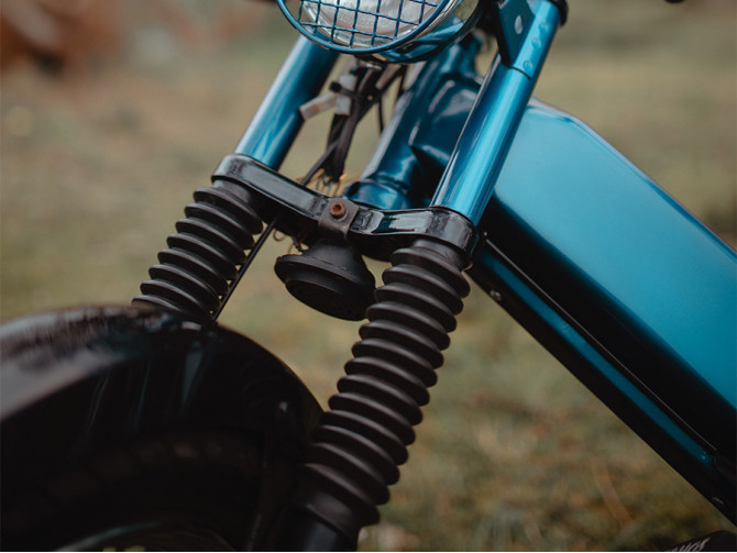 Front fork Tomos A3 / A35 harmonika dust rubber set 180mm product