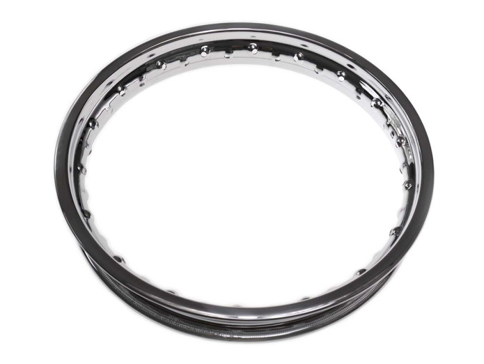 16inch velg spaakwiel chroom Tomos Revival Streetmate achter