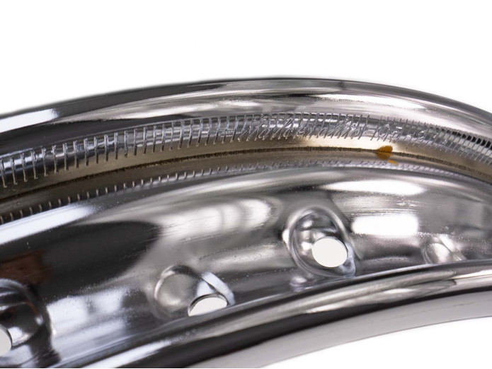 16inch velg spaakwiel chroom Tomos Revival Streetmate achter