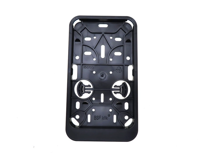 Licence plate holder Holland small black plastic