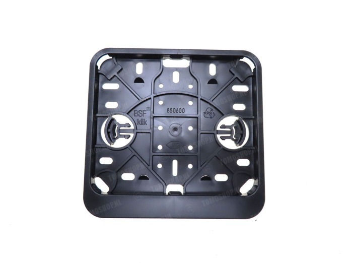 Licence plate holder Holland square black plastic
