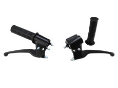 Handle set left / right throttle lever modern with choke levers 