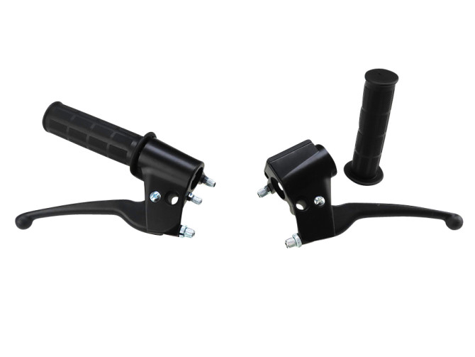 Handle set left / right throttle lever with extra levers product