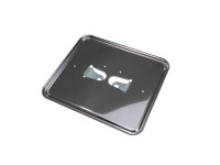 Licence plate holder Holland square chrome steel (14.5x12.5cm)