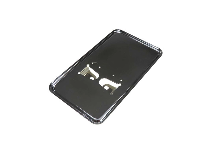 Licence plate holder Holland small chrome steel