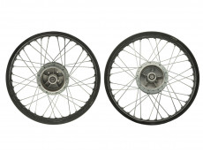 16 inch velg 16x1.60 spaakwiel zwart aluminium Tomos A35 / verschillende modellen set 