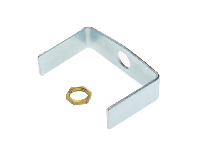 Speedometer clamp bracket for 60mm meter zinc-plated with nut main