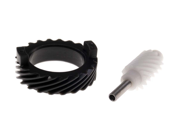 Speedometer drive Tomos 4L APN-4 worm gear wheel with shaft product