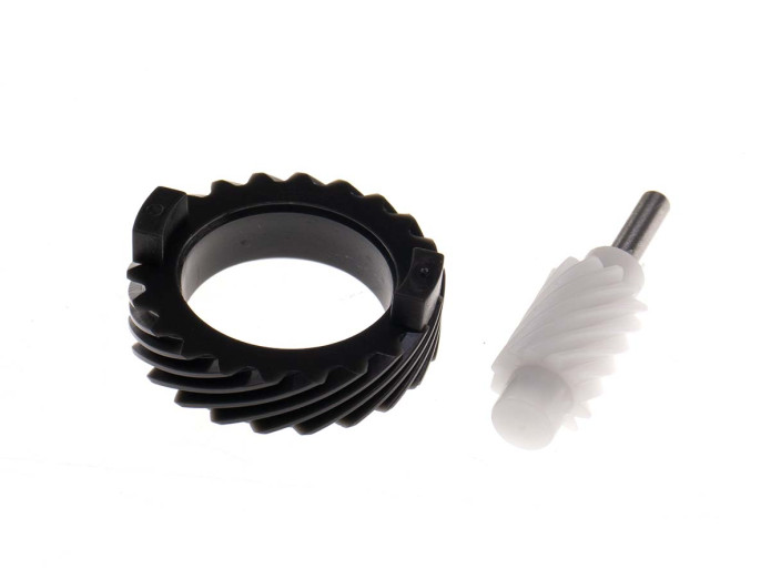 Speedometer drive Tomos 4L APN-4 worm gear wheel with shaft