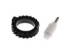 Speedometer drive Tomos 4L APN-4 worm gear wheel with shaft thumb extra