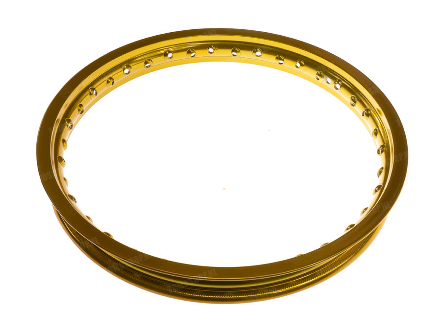16 inch rim 16x1.60 spoke wheel alloy powder coated *Exclusive* metallic candy gold photo