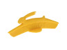 Front fender mudguard plate Tomos logo with jumping bunny yellow thumb extra