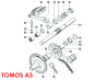 Pedalen Tretkurbelwelle Tomos A3 / A35 / A52 / A55 Federn thumb extra