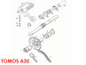 Pedalen trapas Tomos A35 245mm thumb extra