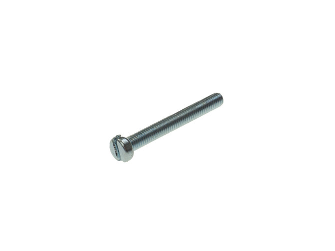 Bolt with slotted head M4x25 zinc-plated for mounting Block model handlebar switch product