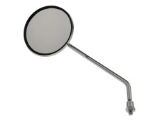 Mirror round M8 chrome original Tomos left side (with E4 mark)