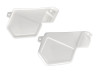 Side cover fairing set sport Tomos A3 / A35 / Gilera Citta / universal white 