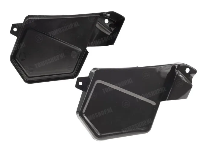 Side cover fairing set sport Tomos A3 / A35 / Gilera Citta / universal black main