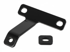 Exhaust bracket Tomos A3 / A35 Euro1 frame replacement part gloss black Exhaust bracket Tomos A3 / A35 Euro1 frame replacement part gloss black
