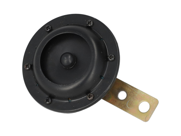 Claxon 12V AC 70mm wisselspanning zwart