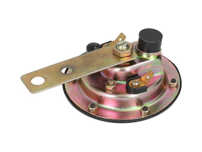 Claxon 12V AC 70mm wisselspanning zwart
