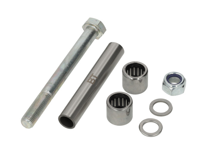 Swingarm axle Tomos A3 / A35 M12x120mm + bushes A-quality Btuning