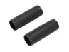 Voetrust Tomos A3 / A35 aluminium zwart