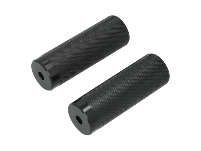 Voetrust Tomos A3 / A35 aluminium zwart