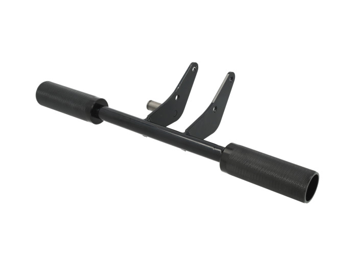 Voetrust Tomos A3 / A35 aluminium zwart